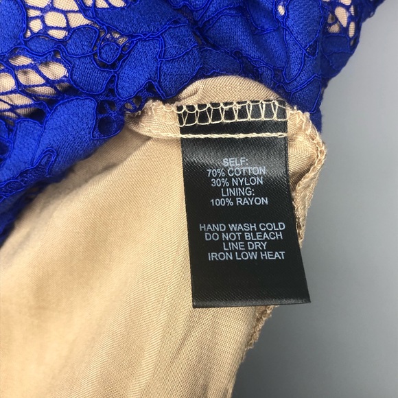Lulus One Wish Royal Blue Lace Midi Dress XS - Picture 12 of 13